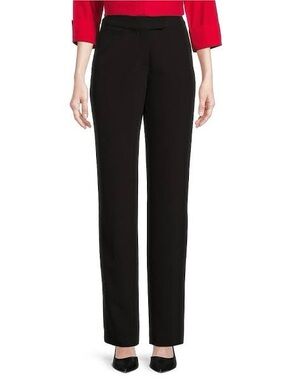 Classic Black Straight-Leg Women's Pants